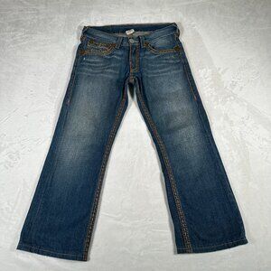 True Religion Billy Big T Bootcut Jeans Men Size 32x27 Cotton USA Fly Button VTG
